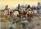 Charles Marion Russell Famous Paintings - The Truce
